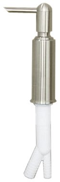 Satin Nickel Kitchen Soap Dispenser/Dishwasher Air Gap