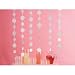 Martha Stewart Hanging Dots, White Glittered