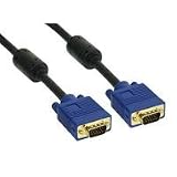 Intos Premium S-VGA Anschlusskabel Monitorkabel HD15 / Stecker - HD15 / Stecker 15.0 m schwarz