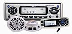 Marine CD Radio w/Detach Face, Wired Remote + Marine 5.25 Spkrs