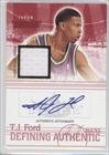 2004-05 Fleer Throwbacks Defining Authentic Jerseys Autographs #TF - T.J. Ford/149