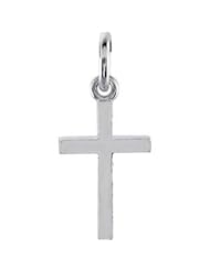 Posh Mommy® Cross Charm 14K White R45321