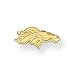 14K Denver Broncos Satin Horsehead Post Earrings