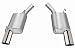 Gibson 619001 Stainless Steel Dual Replacement Muffler
