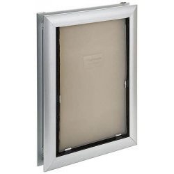 Door Mount Pet Door - Dual Flap - Extra Large (Aluminum) (25
