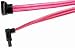 Cable, Serial ATA, Translucent Red, Right Angle Connector, 18, Space Shuttle Wire