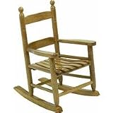 Jack-Post KN-10N Classic Childs Porch Rocker Natural Laquer Oak