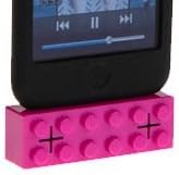 iPod / iPhone Building Block Portable Speaker - Pink