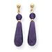 14k Lavender Jade Drop Earrings