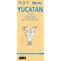 Yucatan carte routi�re lamin�e 1:1 000 000