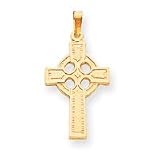 14k Celtic Cross Charm - Measures 23x15mm - JewelryWeb