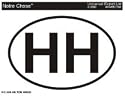 HILTON HEAD Oval Bumper Sticker