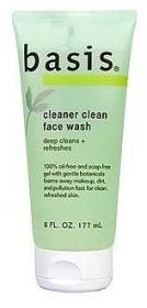 basis cleaner clean face wash 6 fl oz (177 ml)
