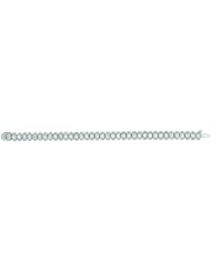 7.02 Carat Diamond Ovals Tennis Bracelet 14K White Gold
