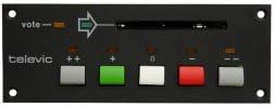 Digital Conferencing Flush 5 Button Voting Panel and Chip Card Reader V5B5500