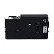TC Tape Cartridges for P-Touch Labelers, 3/8w, White on Black, 2/Pack