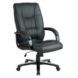 OSPWD53403 - Executive High-Back Chair,26-1/2x30-1/2x46,BK Lthr/MY