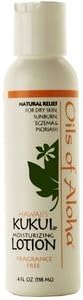 Hawaiian Value Pack Kukui Nut Oil Of Aloha Lotion Fragrance Free 2 Bottles 4 oz. each