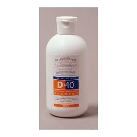 D-10 DOG SHAMPOO (ANTI-FUNGAL, ANTI-BACTERIAL); 250ml