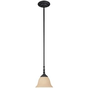 Thomas Lighting SL8238-63 Rockford Collection One-Light Mini-Pendant Painted Bronze Finish... by Thomas Lighting