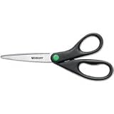 Westcott Stainless Steel Children's Safety Scissors, Left/Right, 8 Inch, 3.25 Inch Cut (41418)