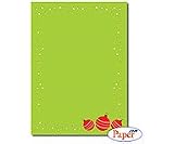 Red & Green Bulb Flat Card w/Envelopes 20 Sets