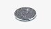 GLITTER GALORE ROUND PURSE MIRROR - GLITTER GALORE ROUND PURSE MIRROR, NICKEL PLATED,