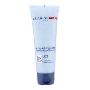 Clarins 2 in 1 Exfoliating Cleanser for Men, 4.4 Ounce