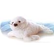 Aurora Plush Harp Seal Mini Flopsie 8"