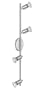 Eglo 83049A Buzz 4 Light Track Fixture, Nickel and Chrome