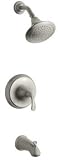 Kohler K-T10275-4E-BN Fort Bath/Shower Trim-Sculpted-Slipfit