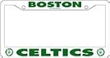 Boston Celtics White License Plate Frame