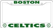 Boston Celtics White License Plate Frame