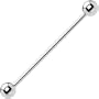 14 Gauge STEEL BARBELL Tongue Ring 1 1/4" 5mm