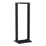 Aluminum Open Rack, 63 in, Black