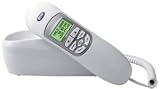 AT&T 265CLAM Trimline Corded Telephone with Caller ID/Call Waiting (White)