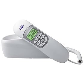 Click here to buy AT&T 265CLAM Trimline Corded Telephone with Caller ID Call Waiting (White) by AT&T.