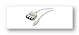 APC 19103CL-10F-1E 10-Feet USB 2.0 Clear USB-A Male USB-B Female Extension Cable