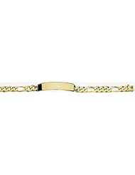 7mm 14k Hand Made Link ID Bracelet 9"