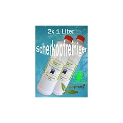 Biopretta Scherkopfreiniger 2x 1000ml Nachf�llfl�ssigkeit f�r Reinigungskartuschen