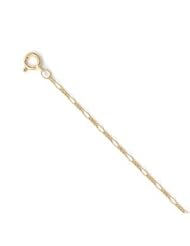 14K Gold Filled Figaro Chain Necklace 16, 18, 20, and 24-inch Lengths - Made in the USA