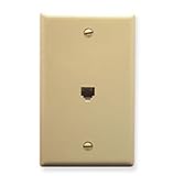 Flush Wall Plate Single 6P6C I