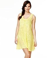 Scoop Neck Floral Burnout Vest Dress