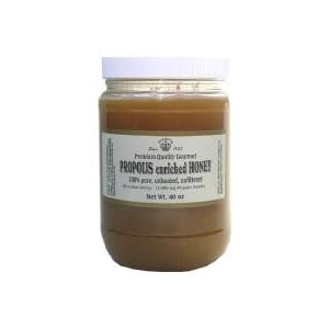 RAW HONEY ENRICHED WITH PROPOLIS 40-OZ by Stakich