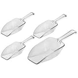 Clear Candy Scoops Set of Four