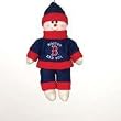 Boston Red Sox 10" Snowflake Friends Snowman - MLB Baseball