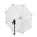 PHOTOFLEX 45" White Satin Umbrella