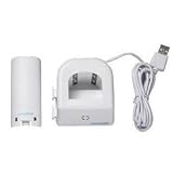 Nintendo Wii Remote Control Pu Charging Dock + Battery