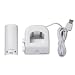 Nintendo Wii Remote Control Pu Charging Dock + Battery