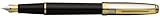 Sheaffer Prelude Black Onyx with Palladium Cap and 22k Gold Plate Trim Fountain Pen, Medium Nib